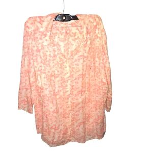 St. Johns Bay Long Sleeve Button Up Blouse Size 3X